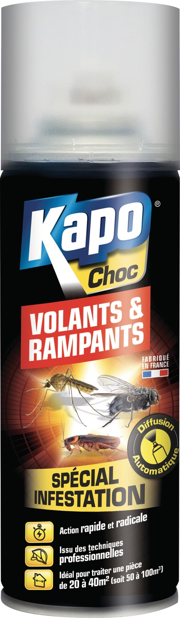 Pulvérisateur insecticide pour tous insectes KAPO, 1 L