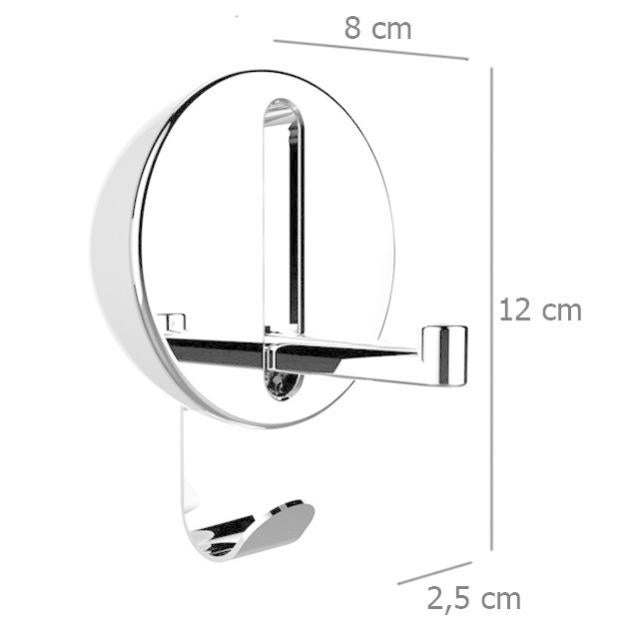 Gancio Pieghevole Fackelmann - In Alluminio Bianco, Per Appendere Abiti, Con 7 Ganci - Foto 12