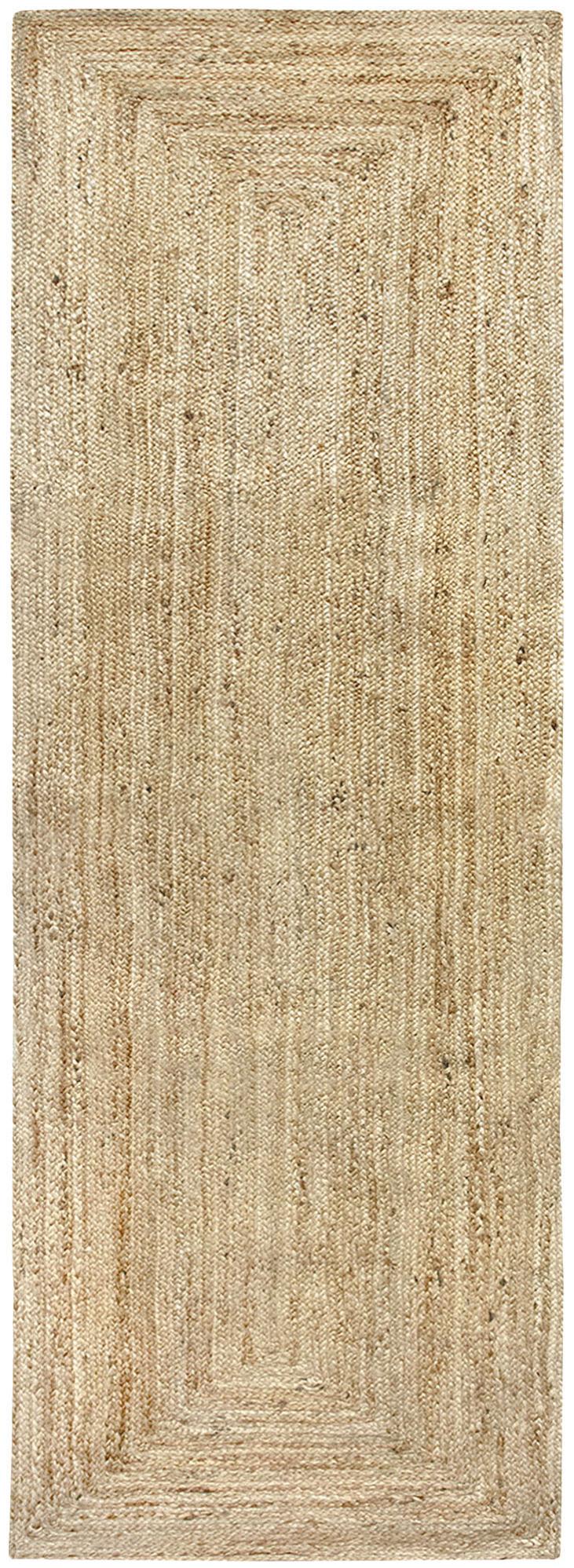 Preboun Ampio runner per corridoio in iuta naturale con pizzo in iuta rustica, decorazione per cerimonie nuziali, all'aperto, spiaggia (91 cm x 9,1 m