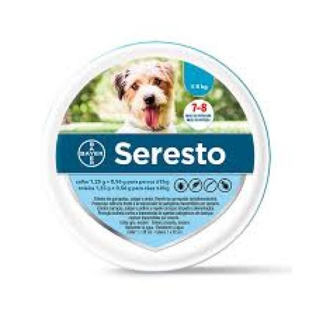 Collar SERESTO BAYER para perros anti pulgas, garrapatas y piojos - 38 cm  (Perros menos de 8kg) | Leroy Merlin