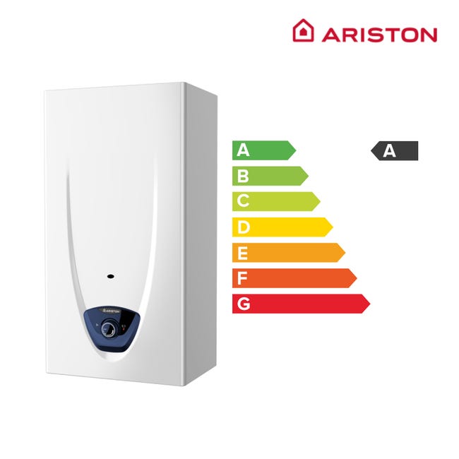 Calentador a gas atmosférico instantaneo, ARISTON, Blu Control X 11 litros, Gas  Natural, No incluye Kit de salida de humos