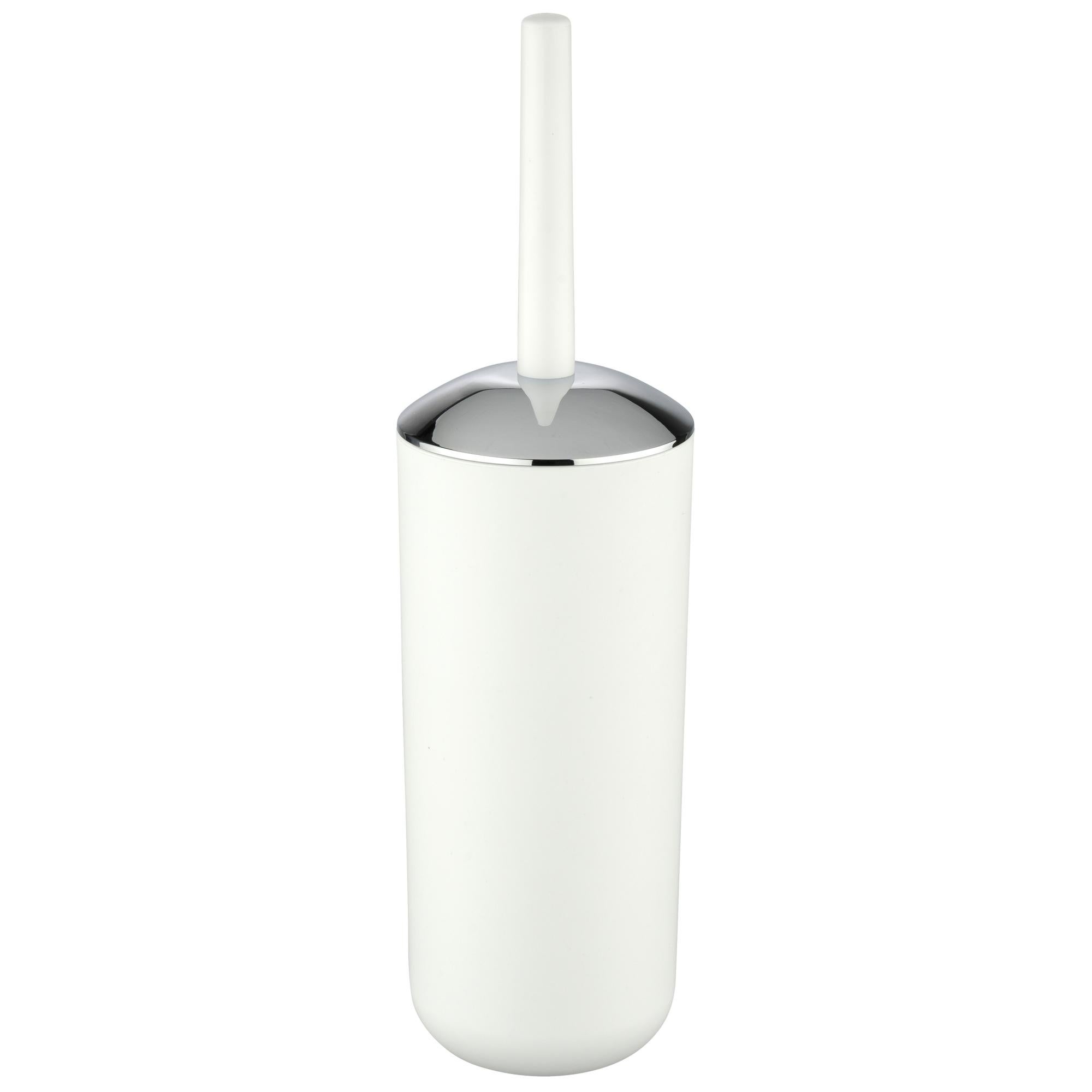 WENKO Portaspazzolino Per WC Marrakesh – Ceramica Marrone, Eleganza Per Il Bagno, 12.5x41x12.5 Cm