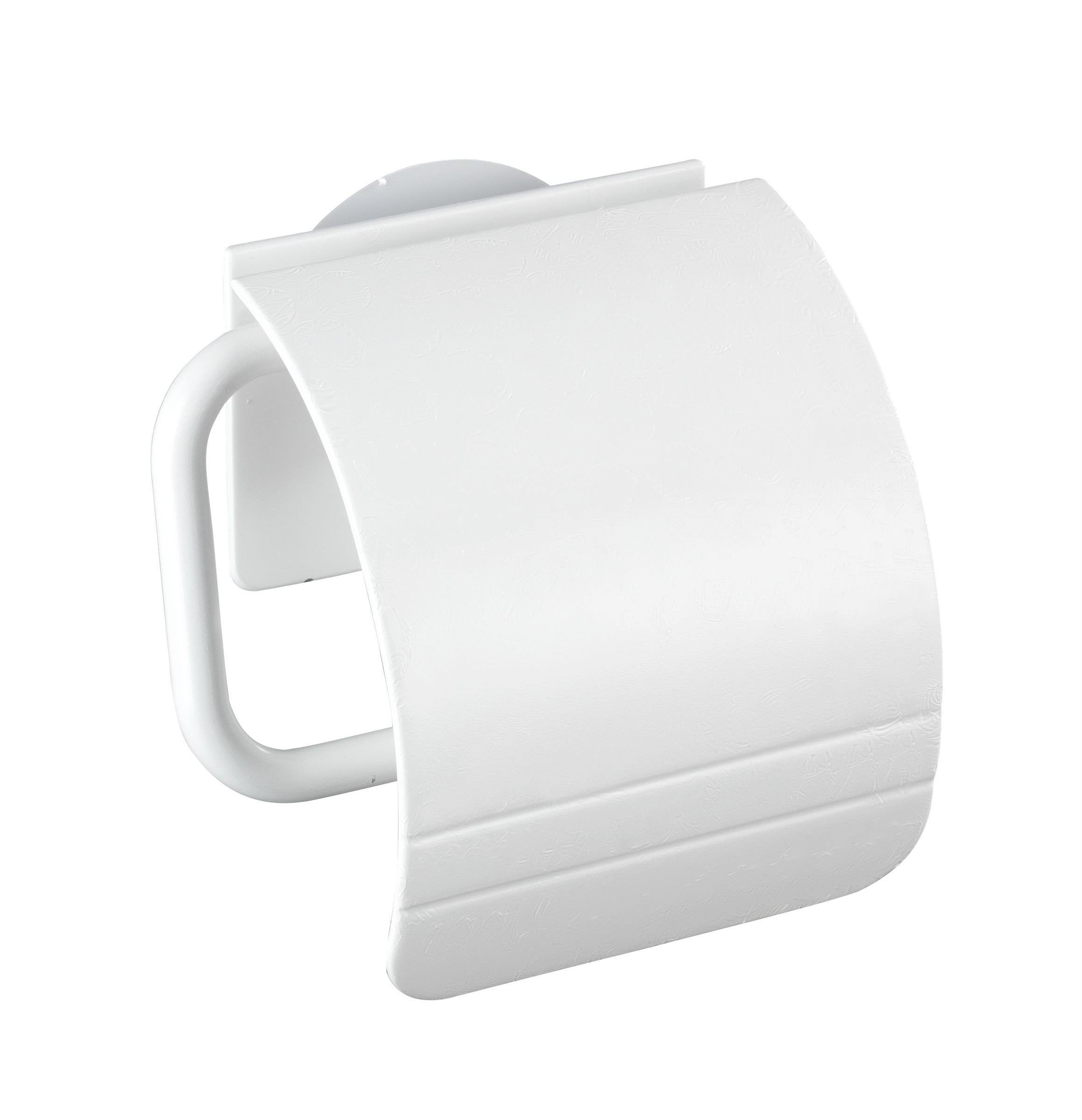 Blanc) Porte-Papier Toilette sans Perçage en Aluminium, Porte