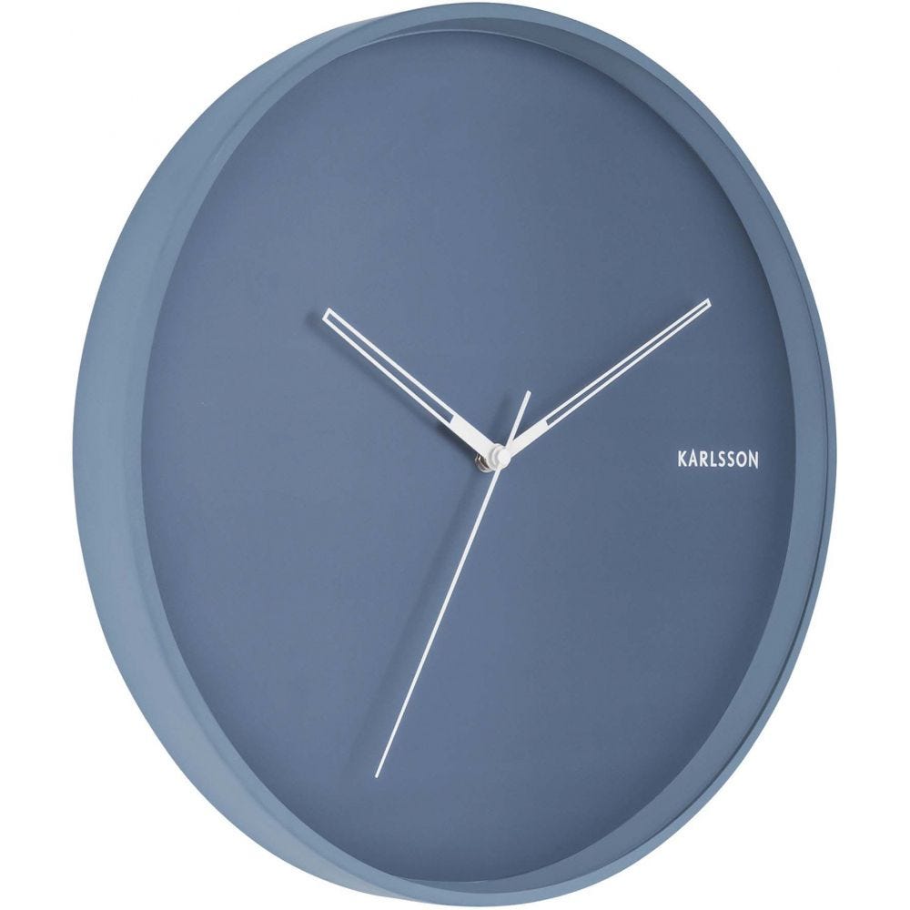 Horloge à aimant (8.9x16.90 cm) Couleur Bleu