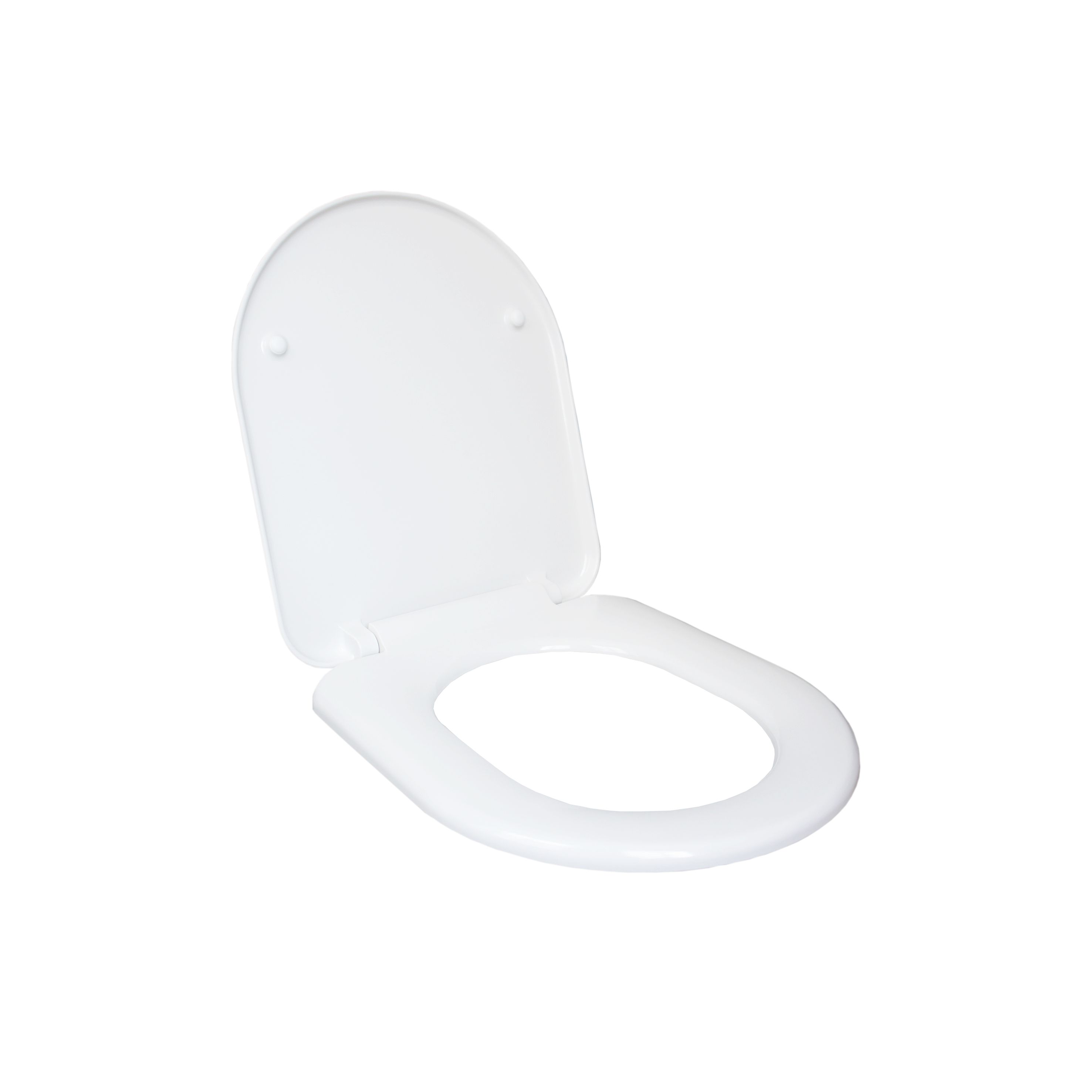 SENSEA Abattant WC ovale Plastique Finition blanc brillant