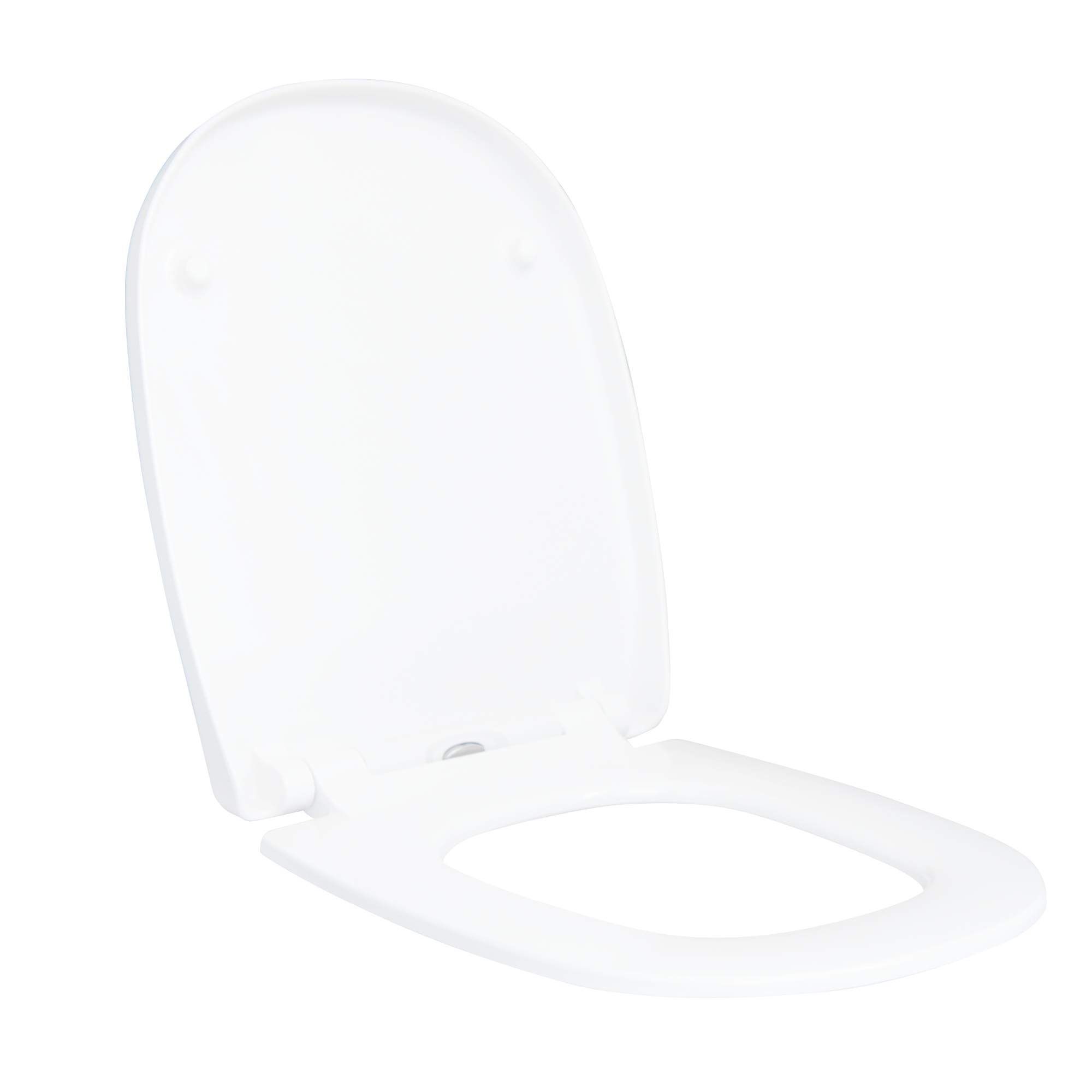 SENSEA - Abattant WC ovale - blanc brillant - avec frein de chute - Neo
