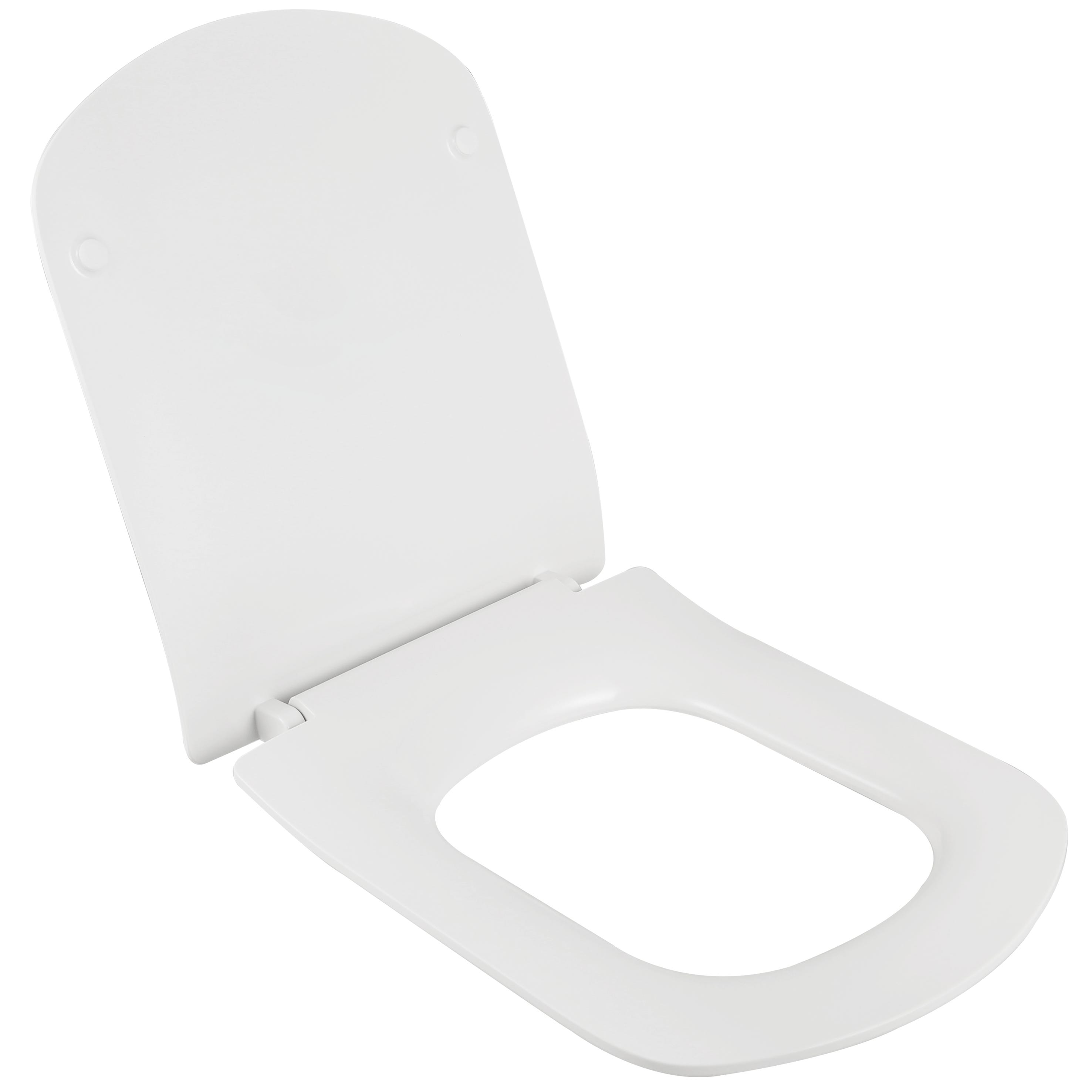 SENSEA - Abattant WC carré - Blanc - Avec frein de chute - NEO