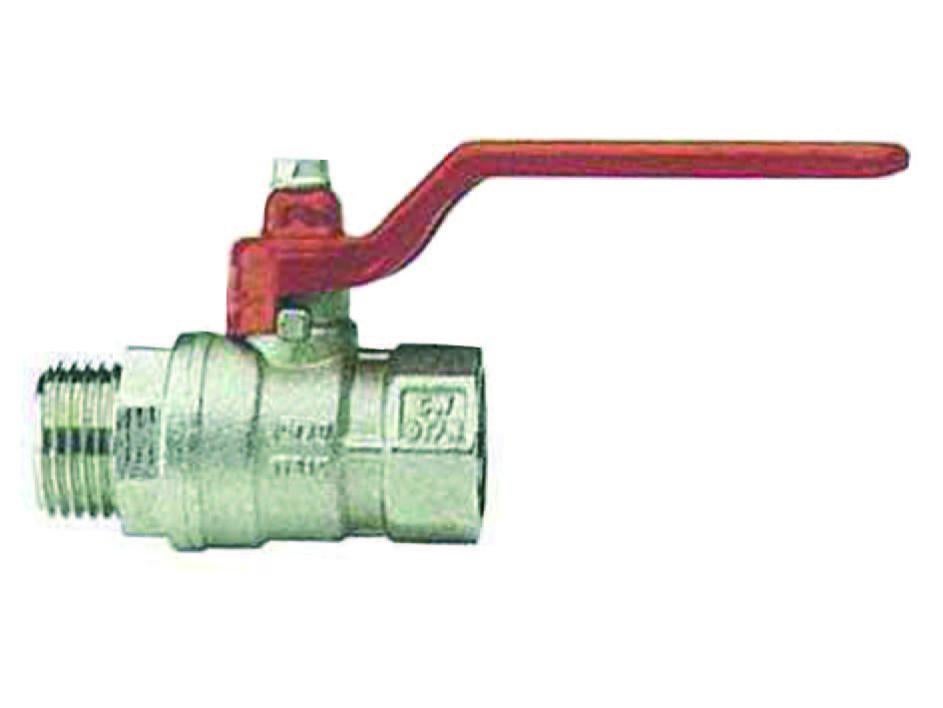 Valvola A Sfera In Ottone Maschio/femmina - Diam. 2" Leva - Foto 6