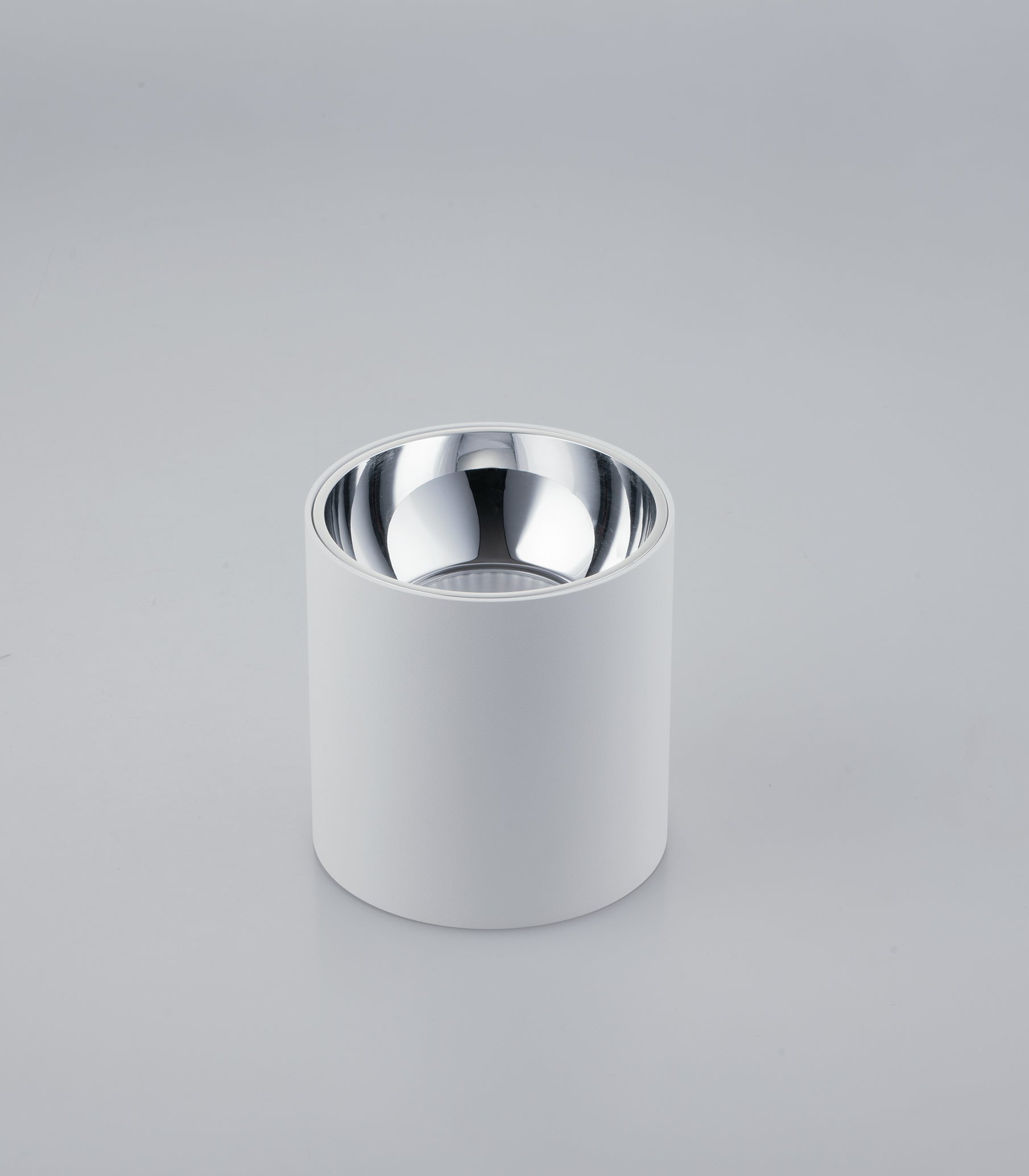 Plafón led mig blanco aluminio cromo con reflector acrílico 20 w 2000 lumen 4000k (luz natural)