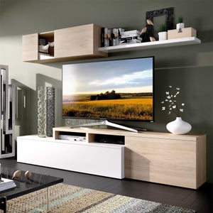 Ded Soporte de mesa pie para televisor TV de 32 a 50 Pulgadas Altura  Ajustable MAX VESA 400 x 400 mm, base de Cristal Templado