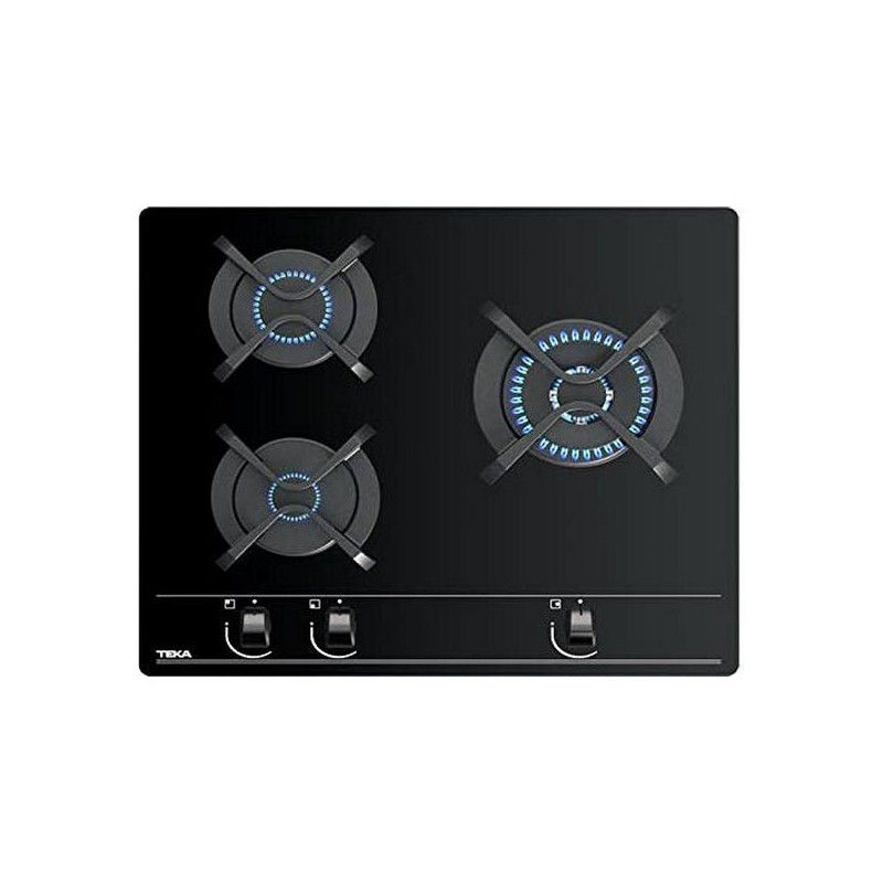 Plaque Au Gaz Teka Gbc63010kbn 60 Cm Gaz Naturel (3 Feux À Gaz) Leroy