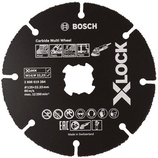 Bosch Professional 1 x Disque à lamelles EXPERT N475 SCM X-LOCK pour la finition des surfaces métalliques, Ø 125 mm, gros, Accessoire meuleuse angulaire 