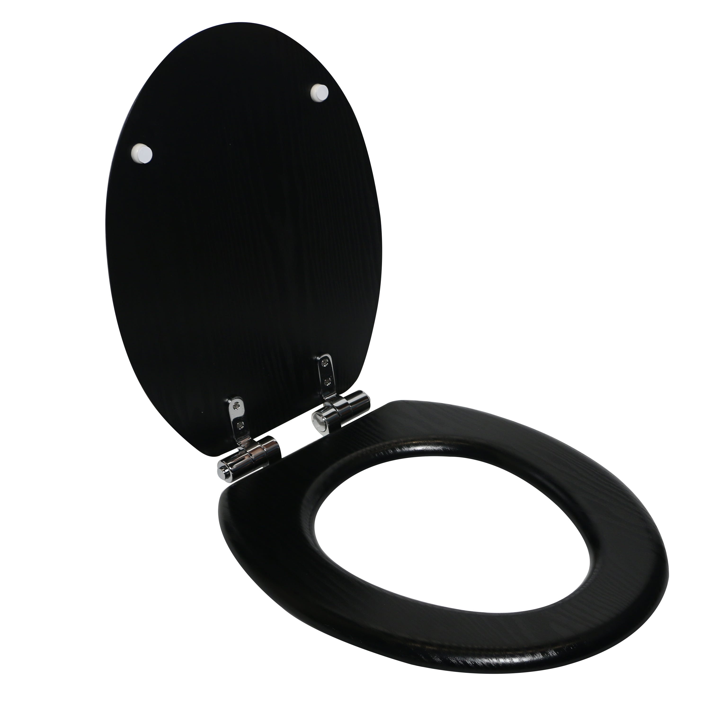 Abattant pour WC avec frein de chute de couleur noire avec finition mate  Connect Air Ideal Standard - Habitium®