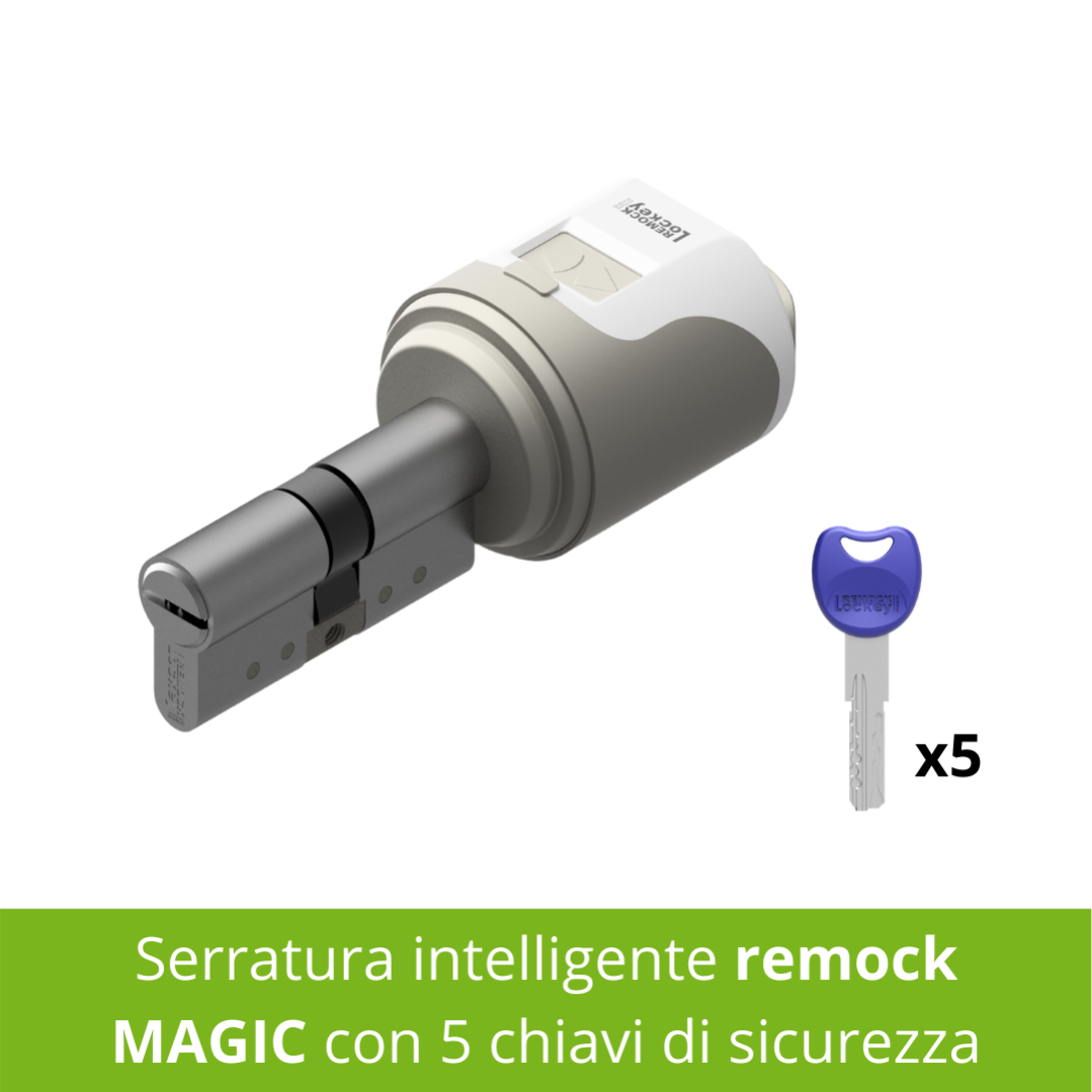 REMOCK RLK4G Serratura Invisibile Con 4 Telecomandi | Sicurezza Per Porte | Chiusura Automatica | Installazione Semplice - Foto 4