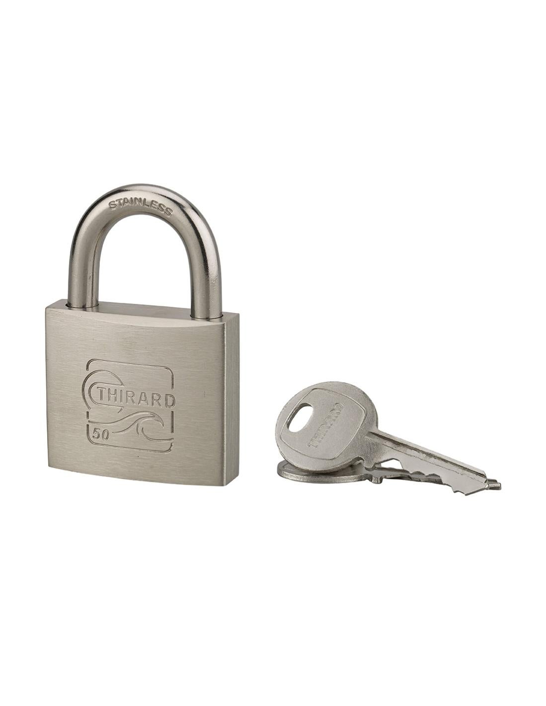 Lucchetto a maniglia circolare in acciaio inox 70mm