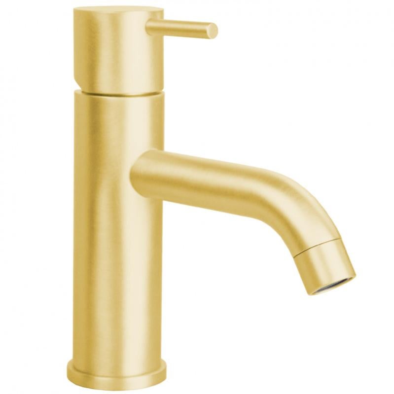 Rubinetto da Bagno Vintage in Ottone Miscelatore Monocomando per Lavabo