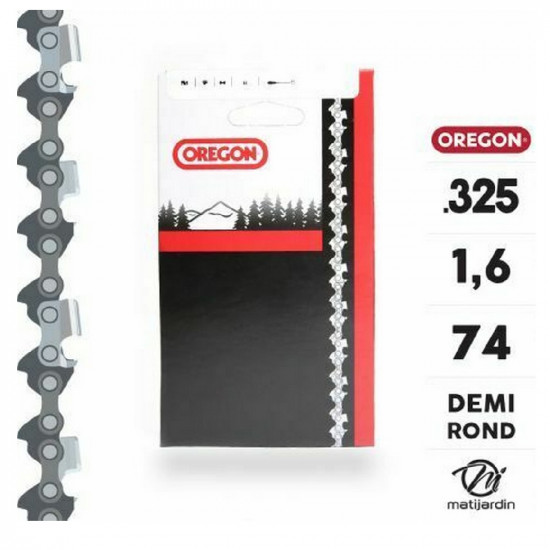 Chaîne micro chisel 325 oregon 74 dents 22bpx074e Leroy Merlin
