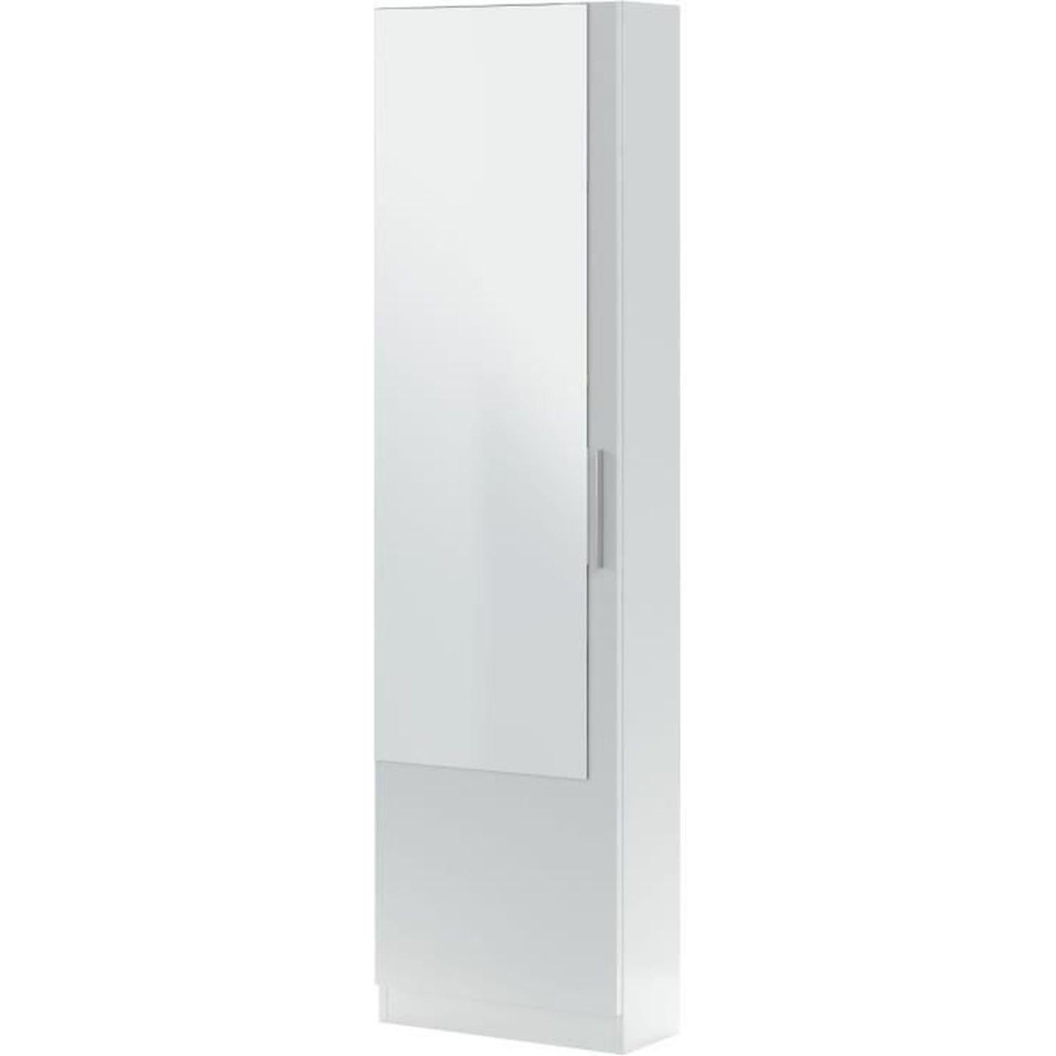Forte TRONDHEIM Scarpiera In Legno Con Anta E Cassetto – Rovere Artisan/Nero – 54x41x90 Cm