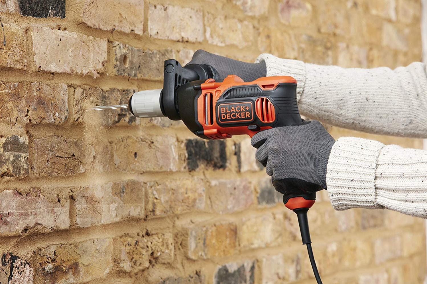 Black And Decker - Perceuse À Percussion Filaire 850 W 54400 Cps/min ...