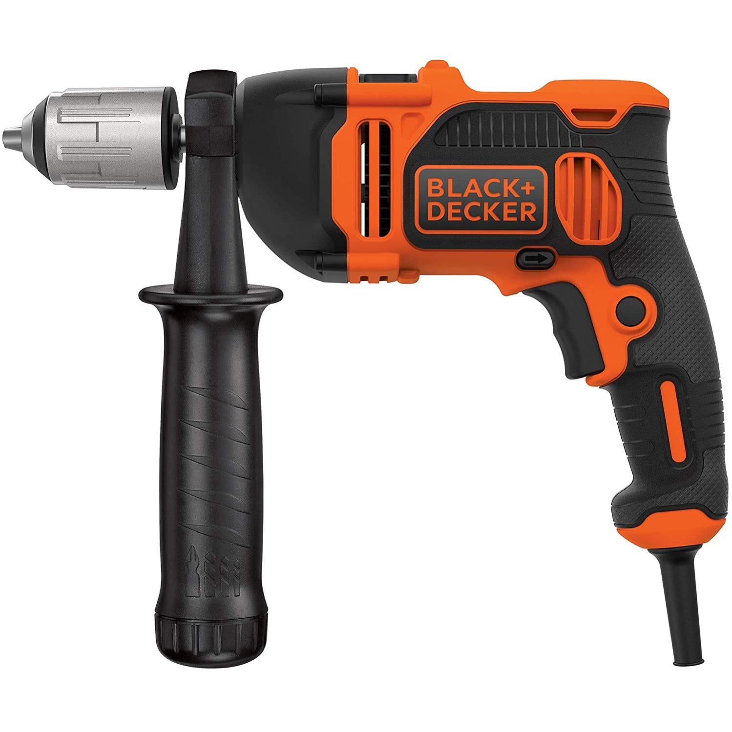 Black And Decker Perceuse À Percussion Filaire 850 W 54400 Cps/min Mandrin Autoserrant 13 Mm