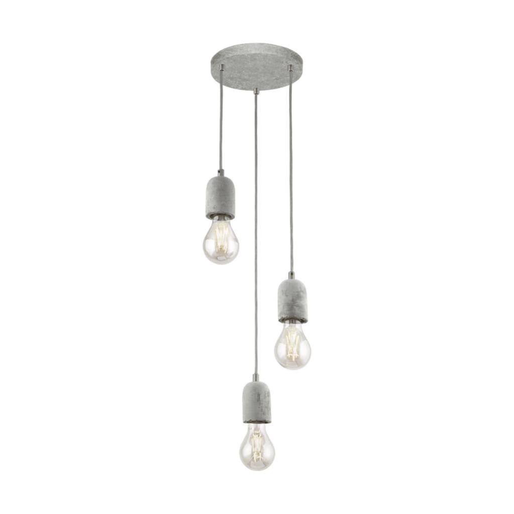 EGLO - 49868 Lampada A Sospensione E27 60 W Grigio, Oro Rosa