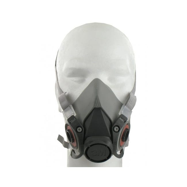 Masque à gaz anti-poussière 6200 7 en 1, demi-visage, respirateur