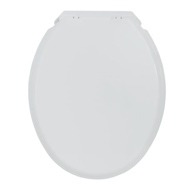Abattant WC clipsable avec frein de chute en thermodur - Blanc – Silumen
