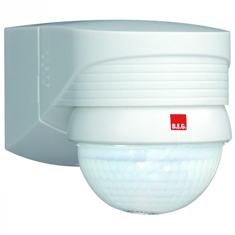 Luxomat - Detecteur de mouvement exterieur 280° 20M blanc - 93341