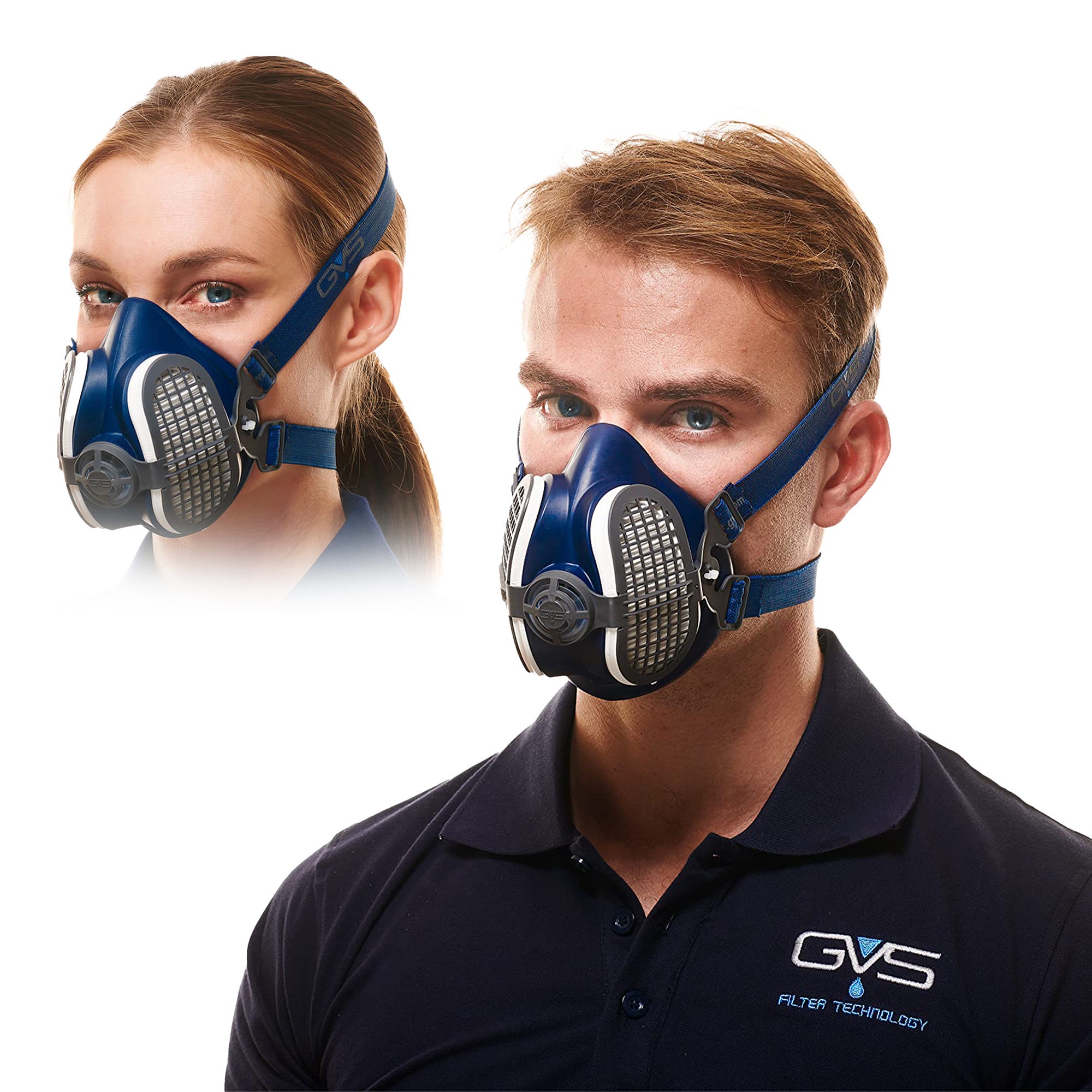 M-500 Masque De Protection Respiratoire Réutilisable, Anti
