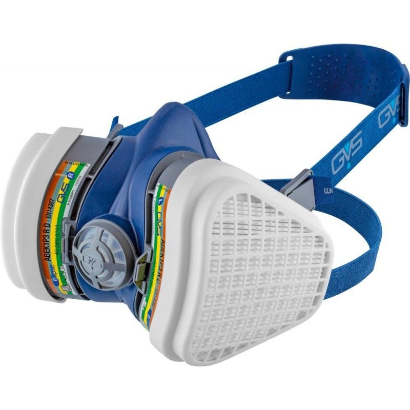 Demi-masque de Protection P3RD ELIPSE avec filtre P3 – Demi-masque GVS –  Rocher Services