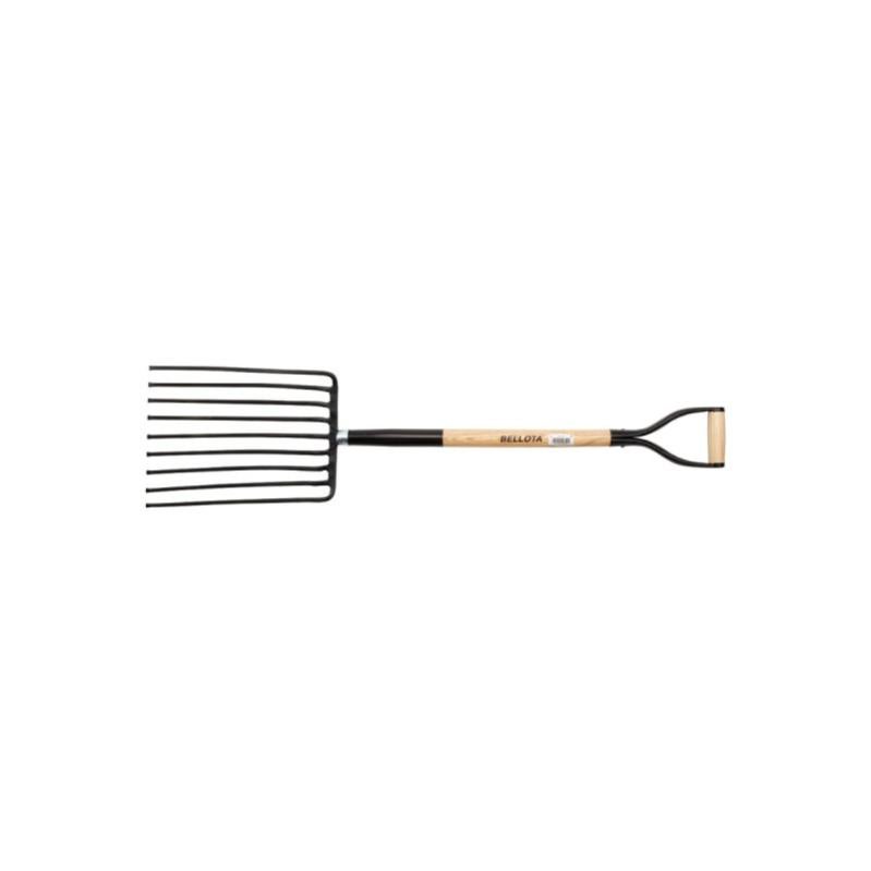 Fourche à Fumier Polycarbonate Noir - Légère, Incassable Et Flexible
