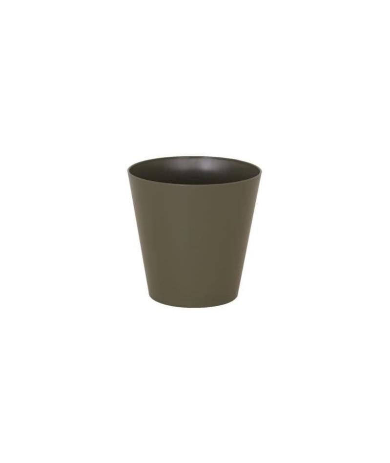 Pot De Fleur Miami Wavy 16 Cm Anthracite - Design Ondulé, Résistant Au Gel, Fabriqué Au Portugal