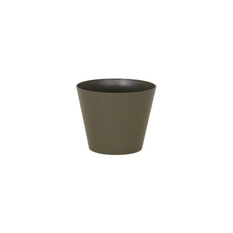 Pot De Fleur Miami Wavy 16 Cm Anthracite - Design Ondulé, Résistant Au Gel, Fabriqué Au Portugal