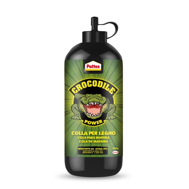 Colla Istantanea Pattex Crocodile Power Extra Forte – Per Metallo, Legno, Plastica, Asciugatura Rapida, Impermeabile, 10 G