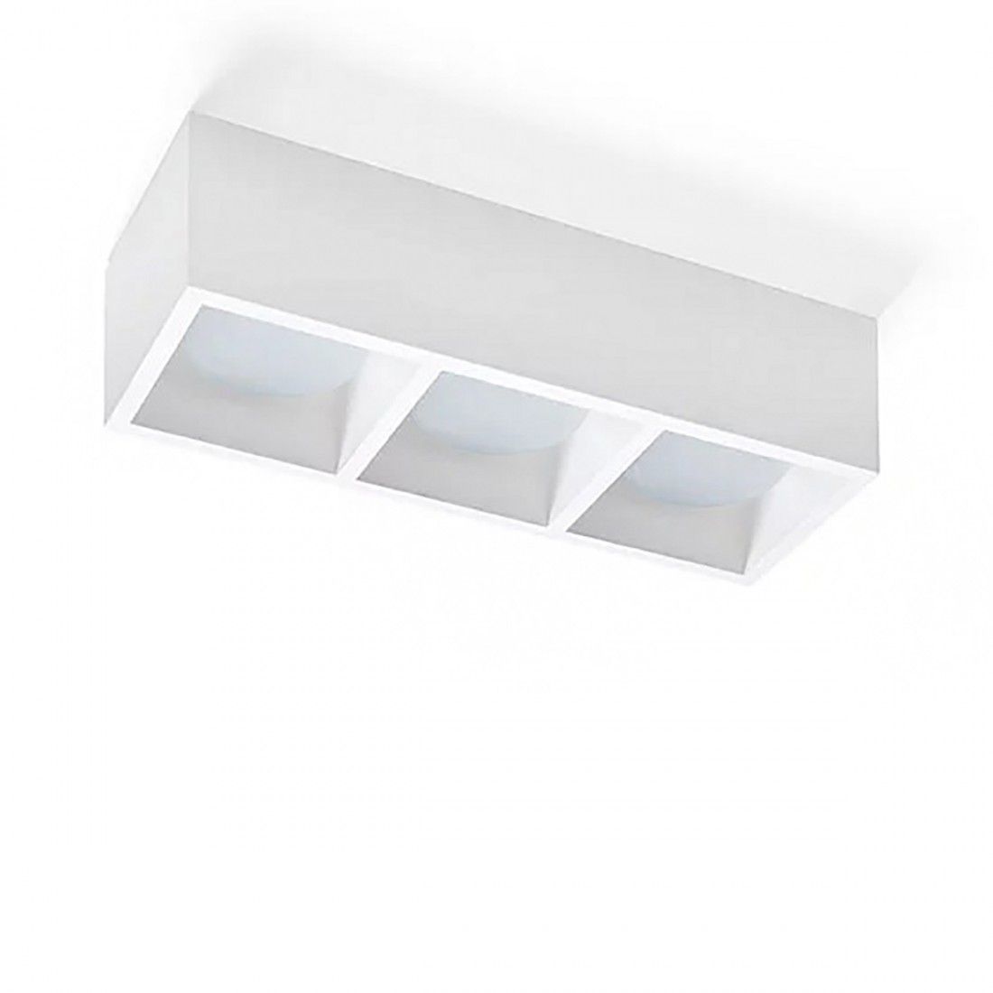 Plafoniera sf mylasa t296 gx53 led sforzin illuminazione gesso