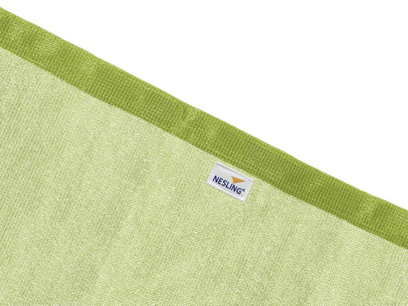 Voile d'ombrage triangulaire 360 x 360 x 360 cm coloris vert lime Nesling - 3