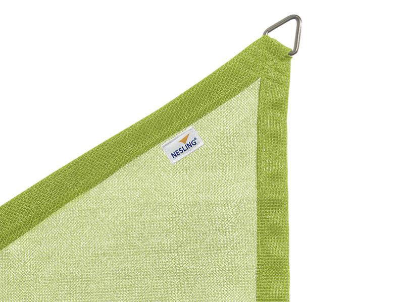 Voile d'ombrage triangulaire 360 x 360 x 360 cm coloris vert lime Nesling - 2