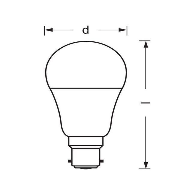 LEDVANCE SMART + Lampadina standard ZigBee - 60 W - B22 - Cambia colore