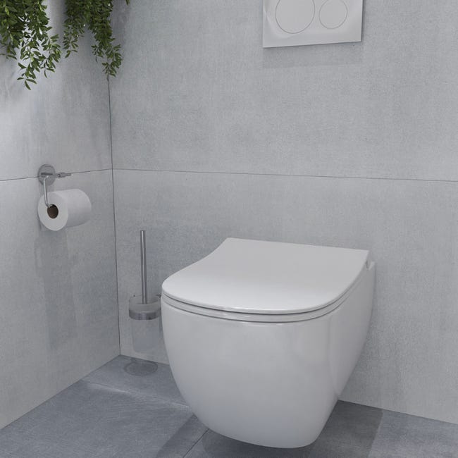 Hansgrohe Logis - Scopino WC di ricambio senza manico, bianco 40088000