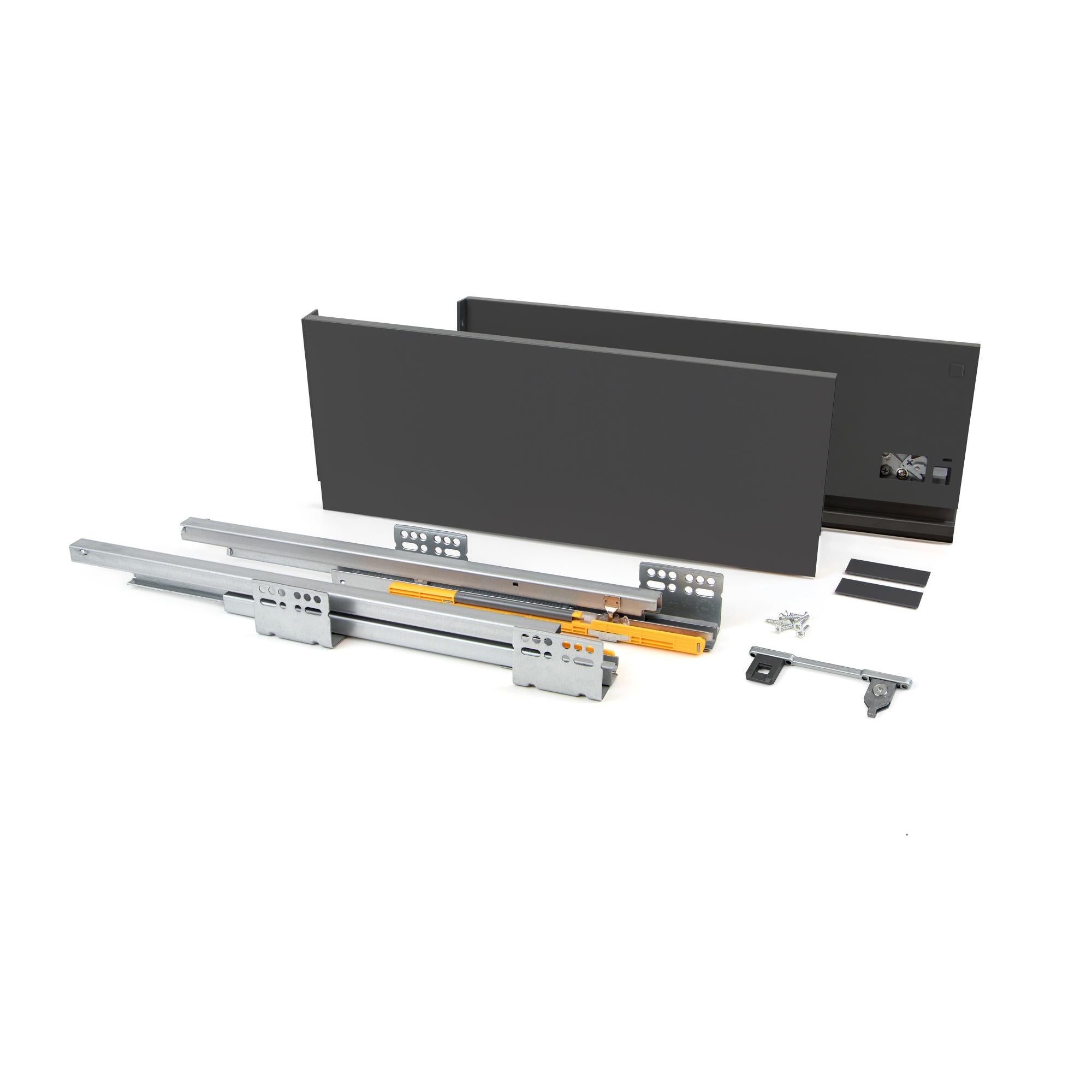 Emuca Portaposate Optima Per Cassetti Di Cucina, Modulo 900 Mm Plastica Grigio 82905126