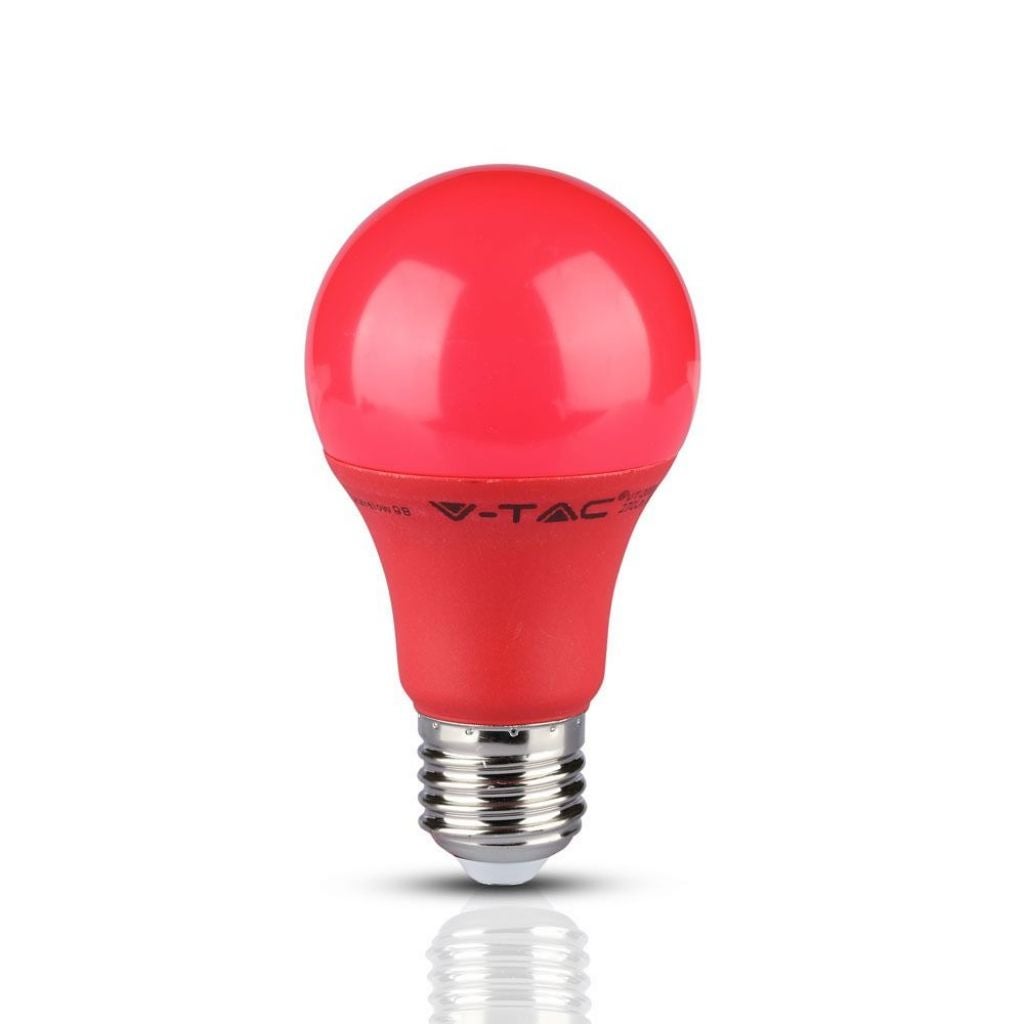 Lampadina a LED E27 9W rossa