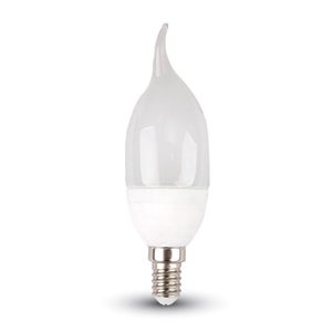 Noxion Lucent LED E14 Bougie Filament Ambre 4.1W 350lm - 822 Blanc Très  Chaud, Dimmable - Équivalent 40W