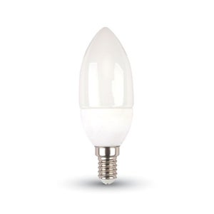 Lampada A Led E14 P45 3.5W RGBW 4000K Con Telecomando Dimmerabile Bulbo  320LM SKU-2776