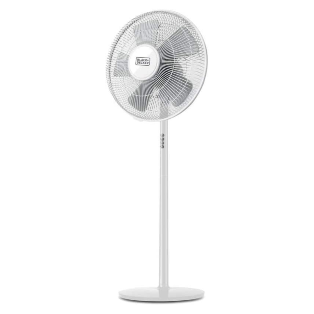 Ventilatore A Piantana Daewoo 16'' Oscillante, 3 Velocità, Testa Regolabile - Bianco, 2025 - 2