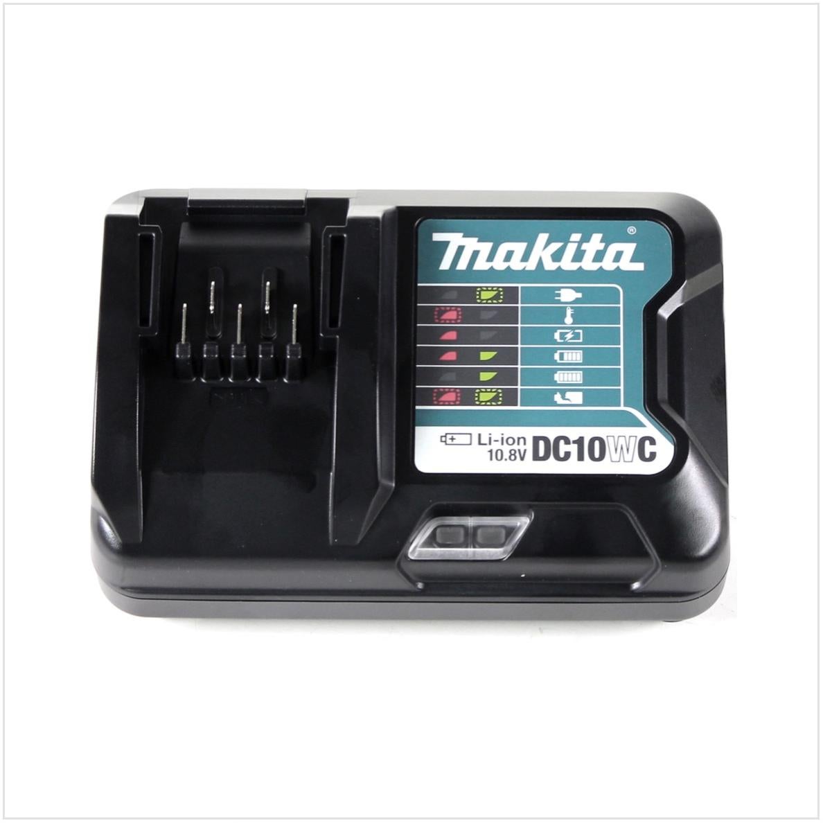 Makita DC 10 WC 10,8 V Chargeur pour Batterie LiIon ( 1973341 ) Leroy Merlin