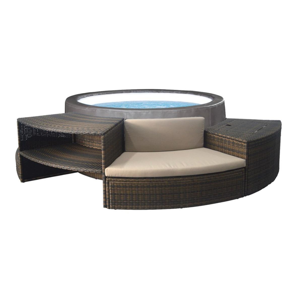 Net spa vita premium semi rigido 6 plazas con muebles