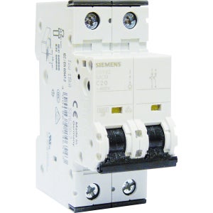 A9F74220 - Disjoncteur bipolaire 2P 20A Courbe C - 2 modules - 10kA -  Schneider Electric Acti9 iC60N