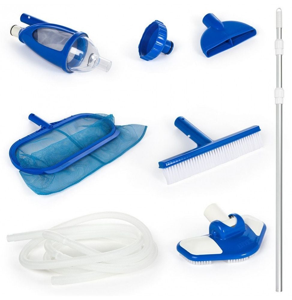 Intex INTEX Kit d'entretien piscine outil de nettoyage épuisette de fond brosse paroi 