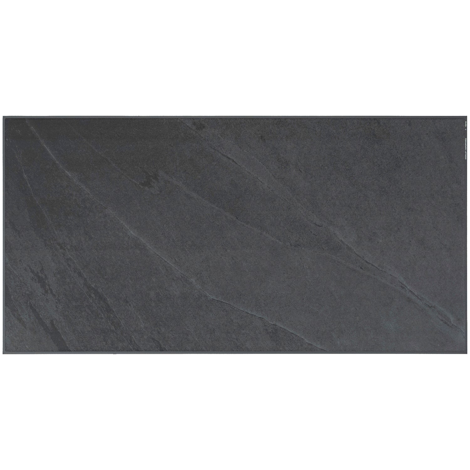 Smart tiles 2 xl credenzas adhesivas - blok pizarra negro, gris - efecto cemento - 57,3 cm x 29,41 cm