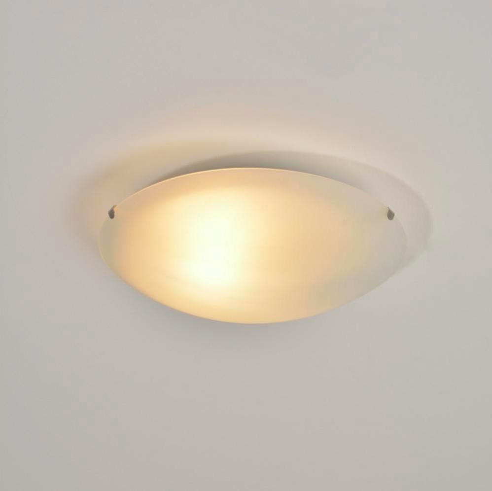 Plafonnierverre blanc e27 - 2